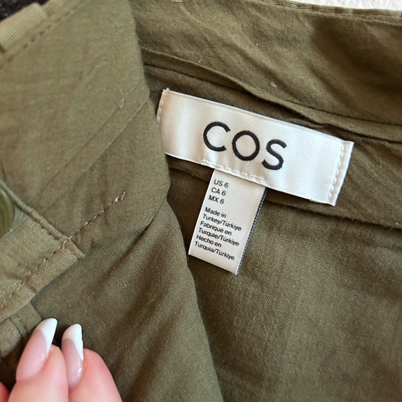 COS - LINEN WIDE LEGGED PANTS - SIZE 6 - Picture 2 of 6